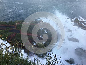 Goat Island and Bridal Veil Falls photo